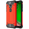 Military Defender Shockproof Case for Motorola Moto G7 Play - Red